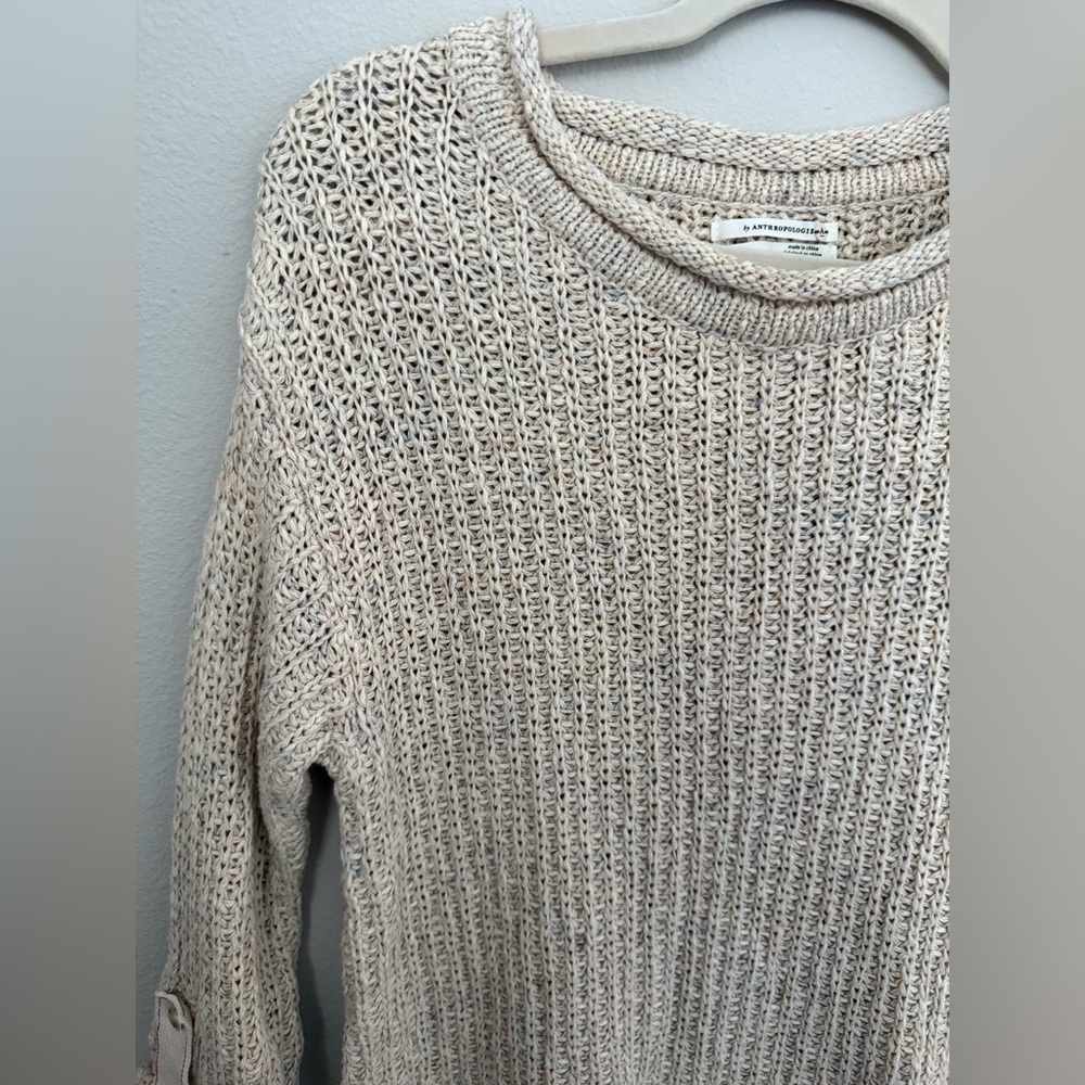 Anthropologie Speckled Knit Sweater - Picture 4 of 9